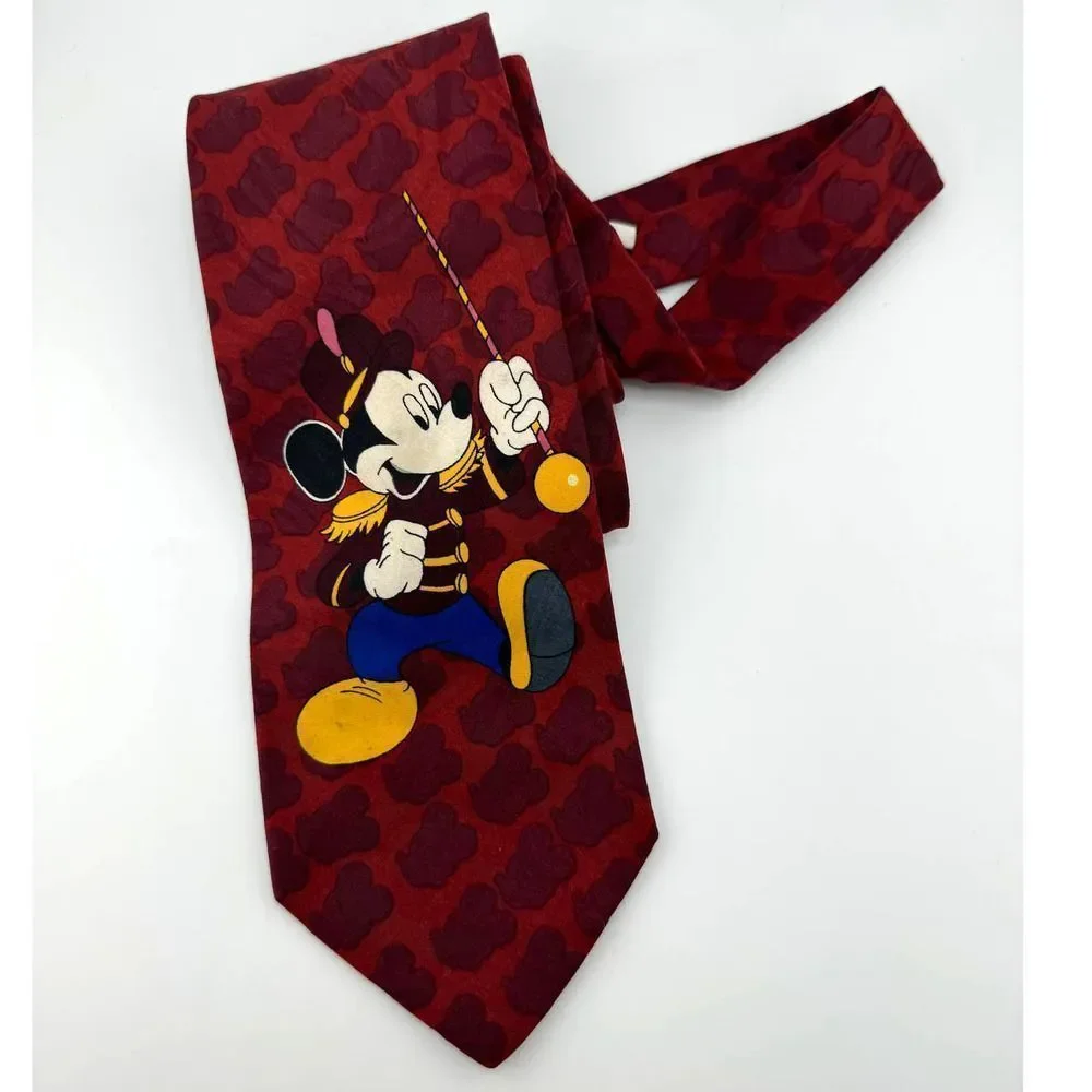 Vintage Mickey Mouse Disney Band Leader Music Balancine INC Tie